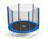 Батут с сеткой DFC Trampoline Fitness 12 ft blue Батут с сеткой DFC Trampoline Fitness 12 ft blue