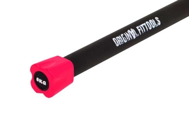 Бодибар Original Fit. Tools 8 кг розовый наконечник Бодибар Original Fit. Tools 8 кг розовый наконечник
