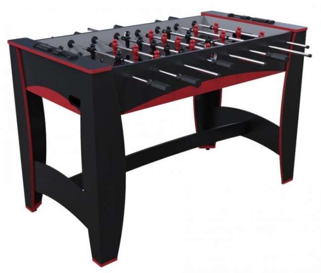 Игровой стол футбол "Hit" черно-красный