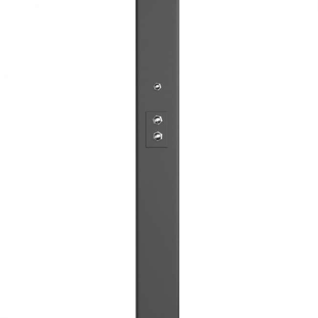 Баскетбольная стойка стационарная UNIX Line B-Stand-PC 72"x42" R45 H230-305 см