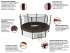 Батут с сеткой UNIX line 12 ft Black / Brown (inside) Батут с сеткой UNIX line 12 ft Black / Brown (inside)