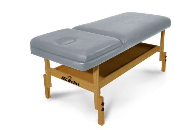 Массажный стол стационарный Start Line Relax Comfort серый