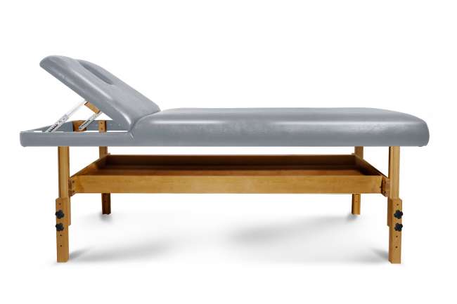 Массажный стол стационарный Start Line Relax Comfort серый