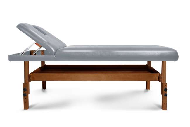 Массажный стол стационарный Start Line Relax Comfort серый