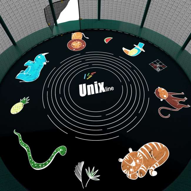 Батут UNIX line SUPREME GAME 16 ft Green