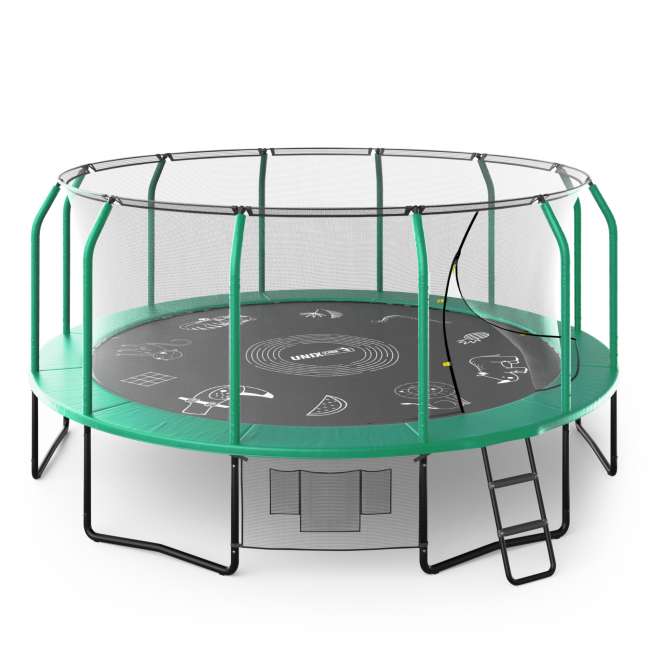 Батут UNIX line SUPREME GAME 16 ft Green