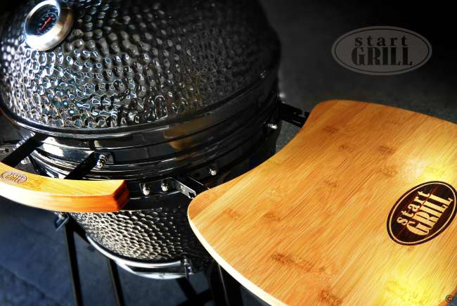 Керамический гриль-барбекю Start Grill 18 дюймов (черный) (48см)