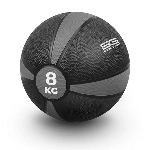 Медбол резиновый BRONZE GYM 8 кг