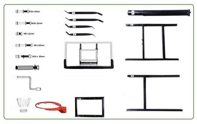 Баскетбольный щит DFC 60" BOARD60P Баскетбольный щит DFC 60" BOARD60P