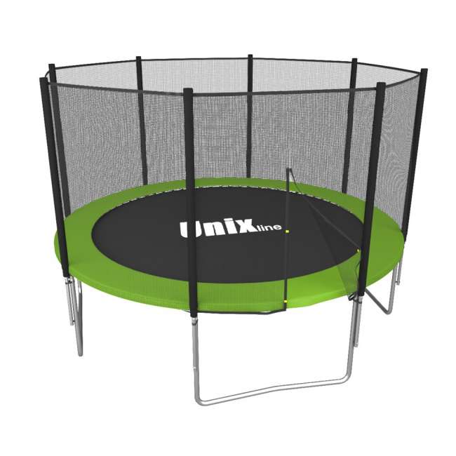 Батут с сеткой UNIX line Simple 6 ft Green outside Батут с сеткой UNIX line Simple 6 ft Green outside