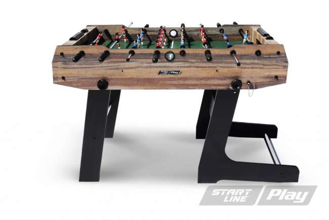 Игровой стол футбол Start Line Compact 48" темный складной