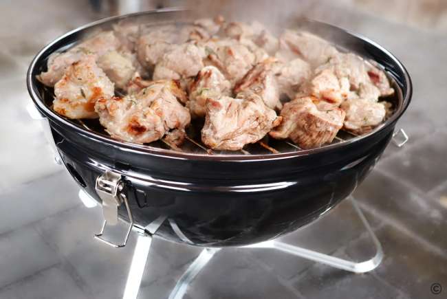 Круглый угольный гриль Start Grill 14 дюймов (37 см) GLOBUS