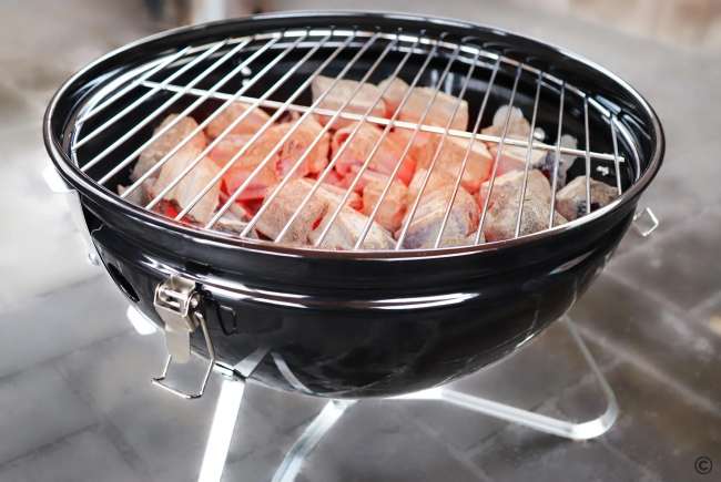 Круглый угольный гриль Start Grill 14 дюймов (37 см) GLOBUS