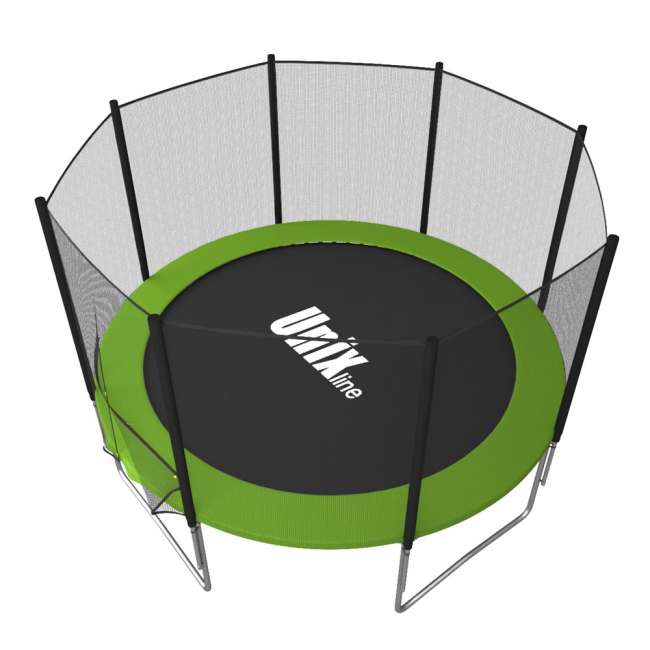 Батут с сеткой UNIX line Simple 8 ft Green outside
