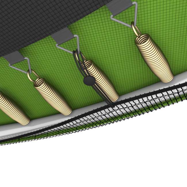 Батут с сеткой UNIX line Simple 8 ft Green outside