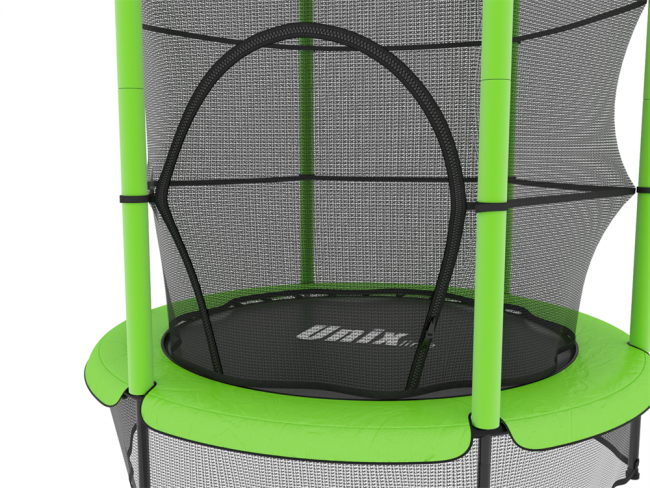 Батут UNIX line Kids 4,6 ft Green (140 cm)