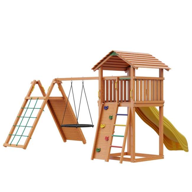 Деревянная детская площадка Jungle Cottage JC10