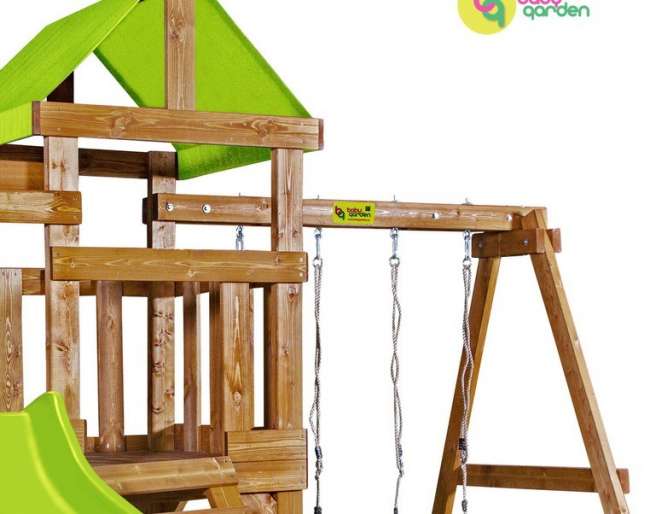 Детская игровая площадка Babygarden Play 8 светло-зеленая Детская игровая площадка Babygarden Play 8 светло-зеленая