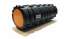 Цилиндр массажный Original FitTools 33 x 14 см черный двойной FT-DOUBLE-ROLL