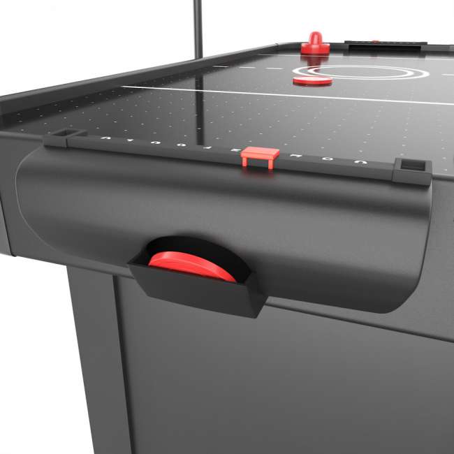 Игровой стол UNIX Line Аэрохоккей (142х64 cм) Black Игровой стол UNIX Line Аэрохоккей (142х64 cм) Black