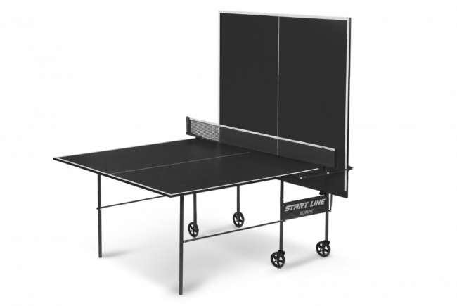 Теннисный стол Start Line Olympic Black с сеткой Теннисный стол Start Line Olympic Black с сеткой