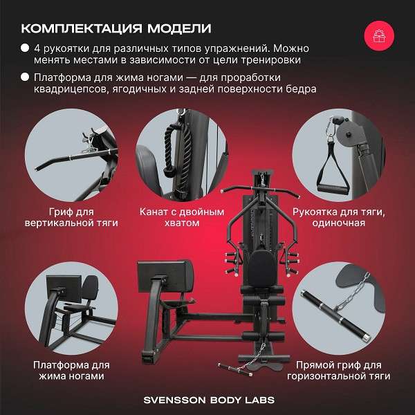 Силовой комплекс Svensson Body Labs RIGEL PLUS PRO