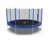 Батут с сеткой DFC Trampoline Fitness 14 ft синий