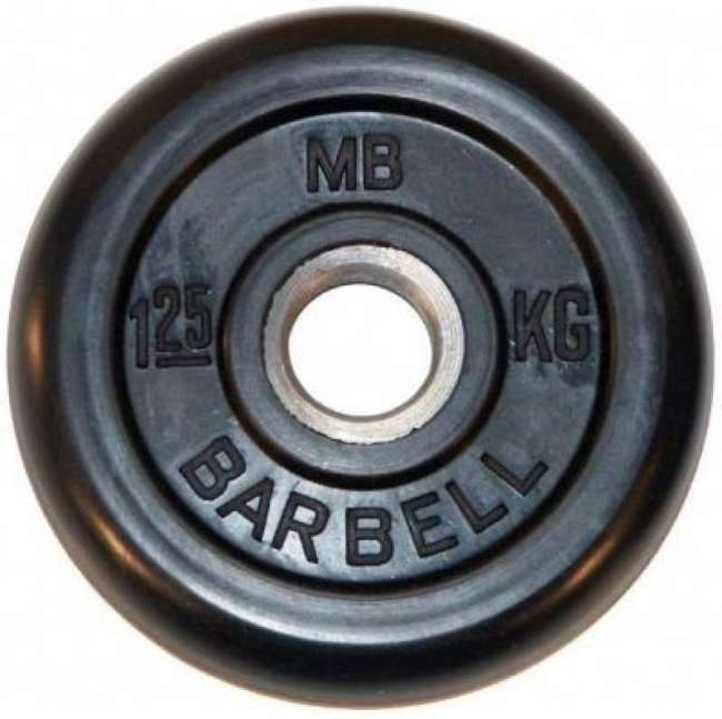 Диски обрезиненные Barbell 26 мм черные, вес от 1,25 до 25 кг в ассортименте Диски обрезиненные Barbell 26 мм черные, вес от 1,25 до 25 кг в ассортименте