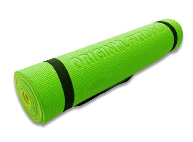 Коврик для фитнеса Original FitTools Banana Lime 6 мм