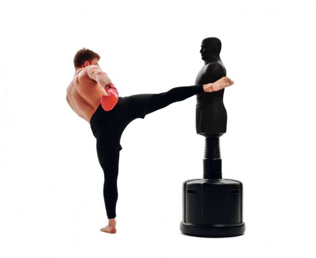 Водоналивной манекен DFC Boxing Punching Man-Medium TLS-BB (черный) без регулировки Водоналивной манекен DFC Boxing Punching Man-Medium TLS-BB (черный) без регулировки
