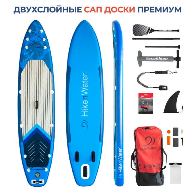 SUP-борд Hiken Water Blue Monstera 11.6