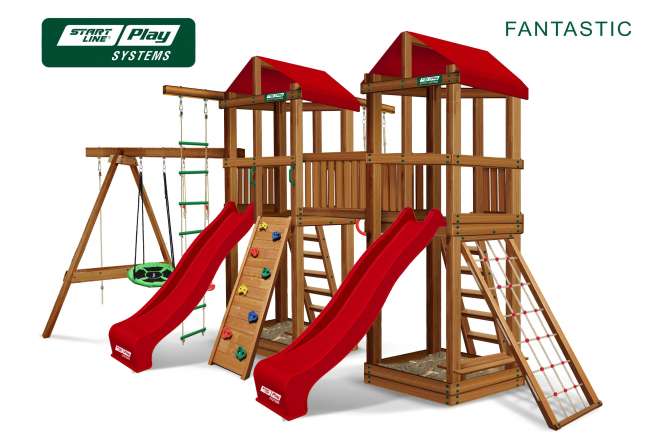 Детский городок Start Line FANTASTIC премиум Кедр