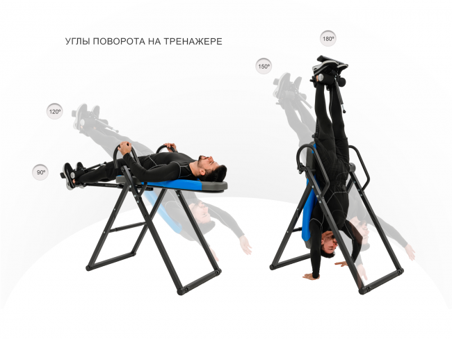 Инверсионный стол UNIX Fit IV-180M с массажером Инверсионный стол UNIX Fit IV-180M с массажером