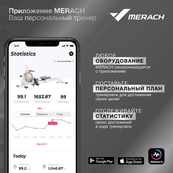 Эллиптический тренажер домашний MERACH K60 Эллиптический тренажер домашний MERACH K60
