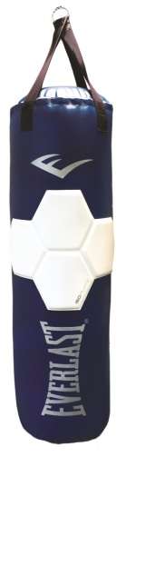 Боксерский мешок Everlast Prime PU 36 кг (33 х 100 см) сине-белый