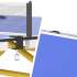 Теннисный стол UNIX Line Simple Indoor 12mm MDF (Blue)