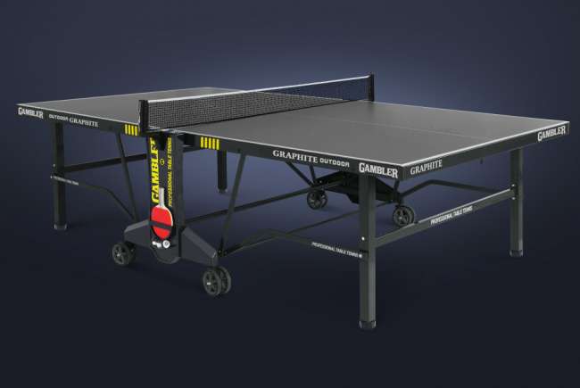 Всепогодный теннисный стол Gambler GRAPHITE Outdoor 6 мм