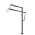 Баскетбольная стойка стационарная UNIX Line B-Stand-TG PRO 72"x42" R45 H230-305 см